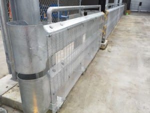 rhino stop truck guard warehouse barrier