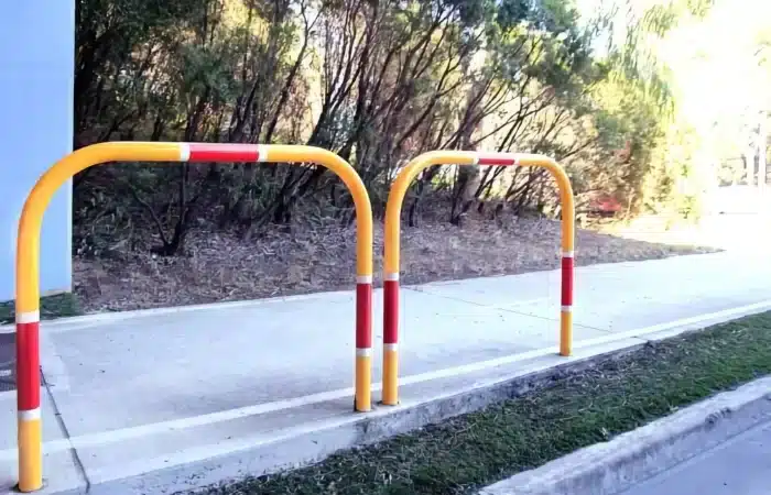 Cast in Bollards installed for Pedestrian Safety