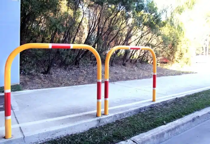 Cast in Bollards installed for Pedestrian Safety