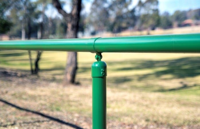 Single Handrail System installed in a park