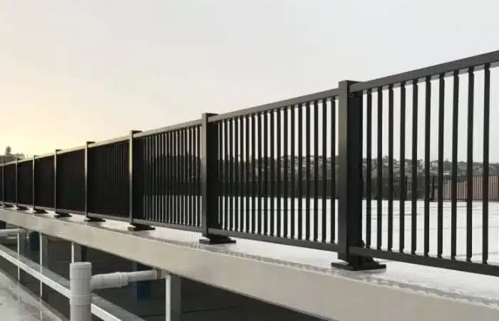 RHINO STOP Elite guardrail system as warehouse car park barriers