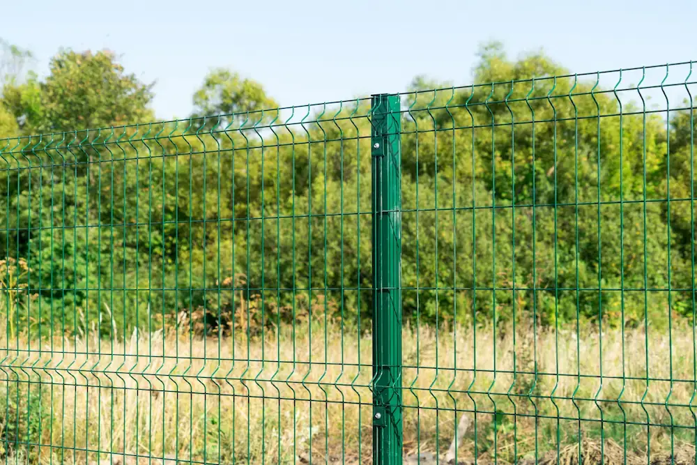 Fencing in an industrial area